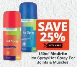 MediRite Medirite Ice Spray/ Hot Spray For Joints & Muscles offer