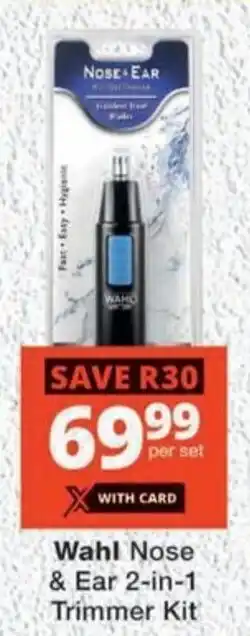 MediRite Wahl Nose & Ear 2-in-1 Trimmer Kit offer