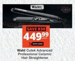 MediRite Wahl Cutek Advanced Professional Ceramic Hair Straightener offer