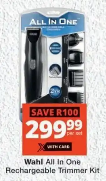 MediRite Wahl All In One Rechargeable Trimmer Kit offer