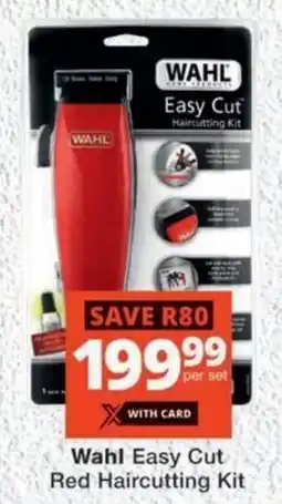 MediRite Wahl Easy Cut Red Haircutting Kit offer