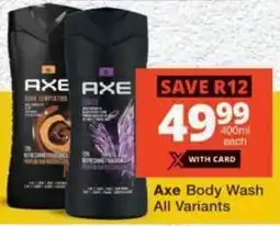 MediRite Axe Body Wash All Variants offer