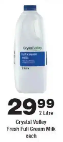 OK urban Crystal Valley Fresh Full Cream Milk offer