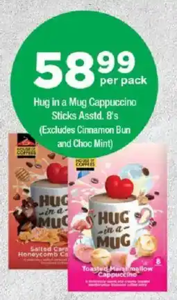 OK urban Hug in a Mug Cappuccino Sticks Asstd. offer