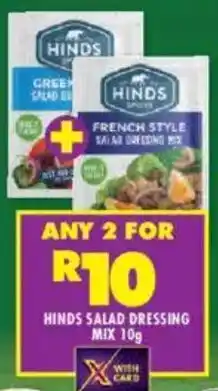 Shoprite Hinds salad dressing mix offer