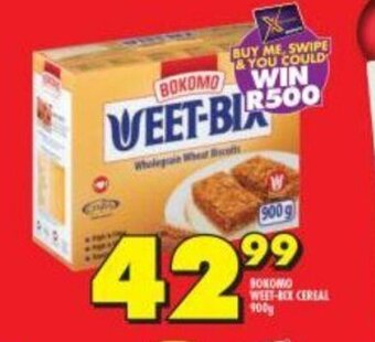 Shoprite Bokomo Weet-Bix Cereal 900g offer