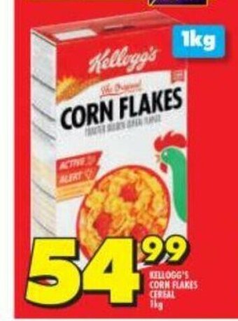 Shoprite Kellogg's Corn Flakes Cereal 1kg offer