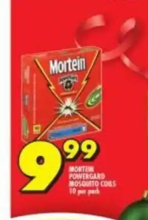 Shoprite Mortein Powergard Mosquito Coils 10 per pack offer