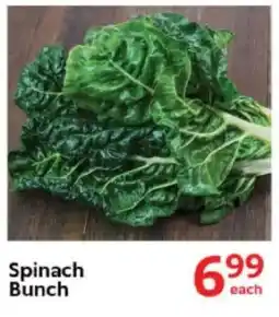 Oxford Freshmarket Spinach Bunch offer