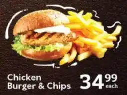 Oxford Freshmarket Chicken Burger & Chips offer