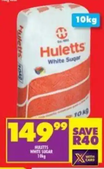 Shoprite Hulletts White Sugar 10kg offer