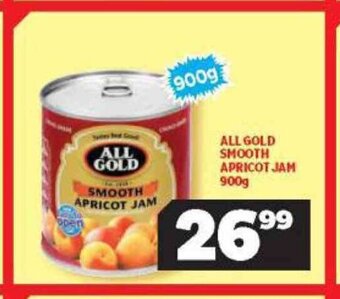 Usave All Gold Smooth Apricot Jam 900g offer