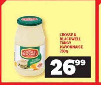 Usave Crosse & Blackwell Tangy Mayonnaise 750g offer