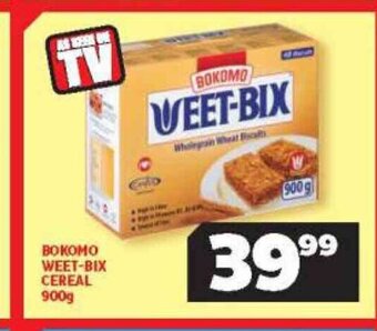 Usave Bokomo Weet-Bix Cereal 900g offer