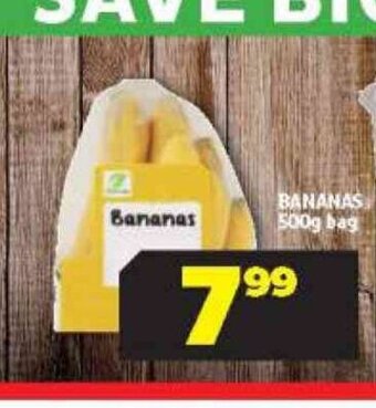 Usave Bananas 500g bag offer