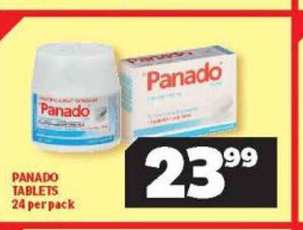 Usave Panado Tablets 24 per pack offer