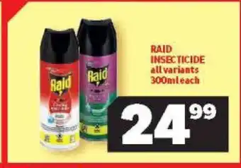 Usave Raid Insecticide All Variants 300ml each offer