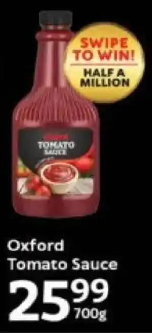 Oxford Freshmarket Oxford Tomato Sauce offer