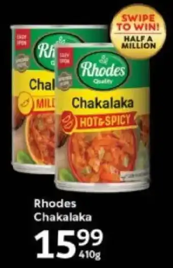 Oxford Freshmarket Rhodes Chakalaka offer
