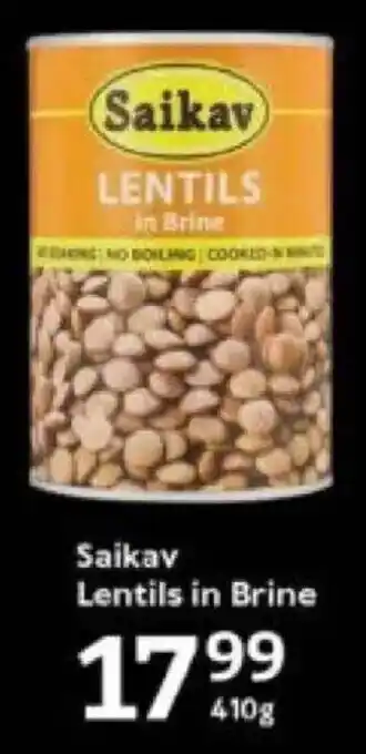 Oxford Freshmarket Saikav Lentils in Brine offer