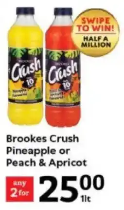 Oxford Freshmarket Brookes Crush Pineapple or Peach & Apricot offer