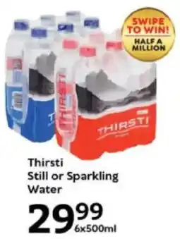 Oxford Freshmarket Thirsti Still or Sparkling Water offer