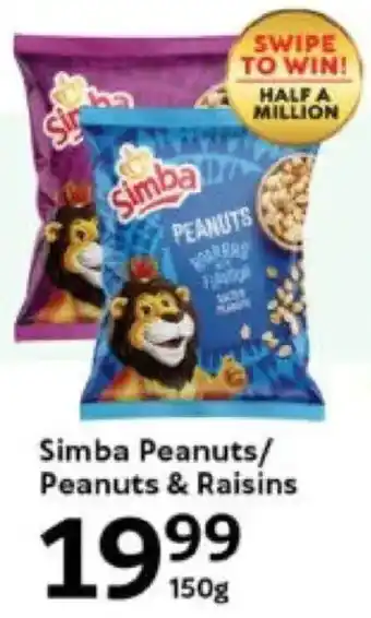 Oxford Freshmarket Simba Peanuts/ Peanuts & Raisins offer