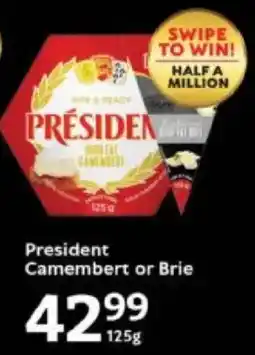 Oxford Freshmarket President Camembert or Brie offer