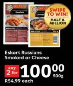 Oxford Freshmarket Eskort Russians Smoked or Cheese offer