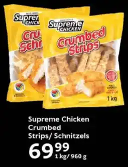 Oxford Freshmarket Supreme Chicken Crumbed Strips/ Schnitzels offer