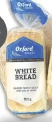 Oxford Freshmarket Oxford Sliced/ Unsliced White Bread offer