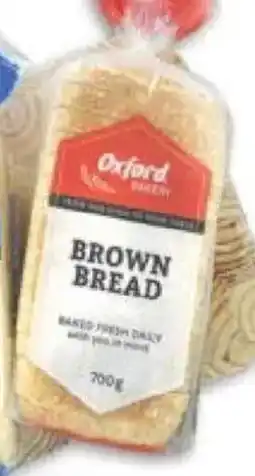 Oxford Freshmarket Oxford Sliced/ Unsliced Brown Bread offer