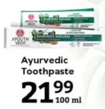 Oxford Freshmarket Ayurvedic Toothpaste offer
