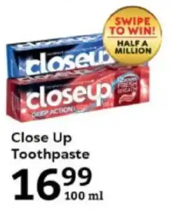 Oxford Freshmarket Close Up Toothpaste offer
