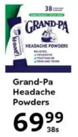 Oxford Freshmarket Grand-Pa Headache Powders offer