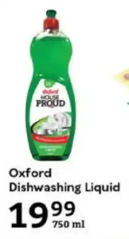 Oxford Freshmarket Oxford Dishwashing Liquid offer