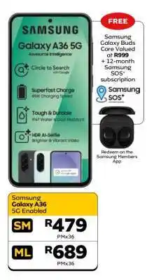 MTN Samsung Galaxy A36 5G Enabled offer
