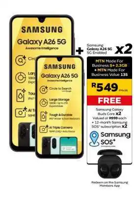 MTN Samsung Galaxy A26 5G offer