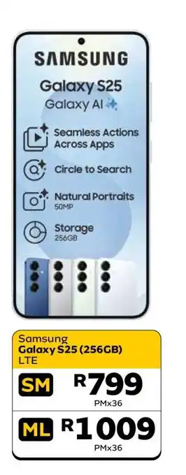 MTN Samsung Galaxy S25 (256GB) LTE offer