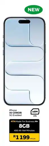 MTN iPhone Air (256GB) offer