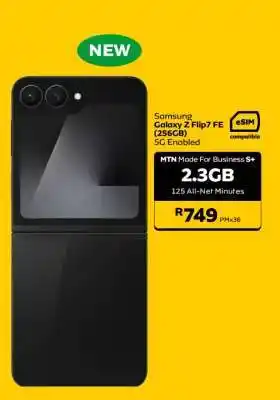 MTN Samsung Galaxy Z Flip7 FE (256GB) offer