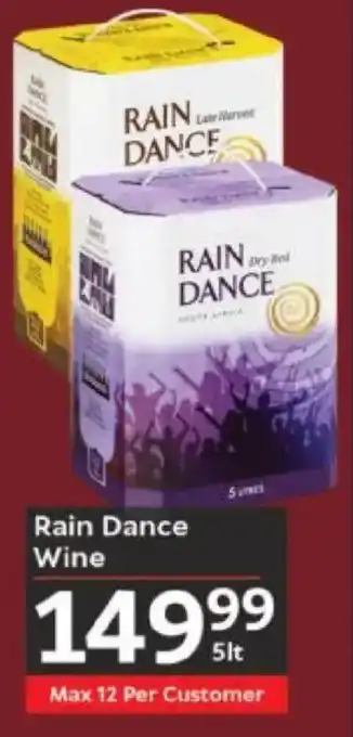 Oxford Freshmarket Rain Dance Wine offer
