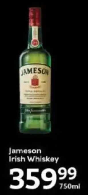 Oxford Freshmarket Jameson Irish Whiskey offer