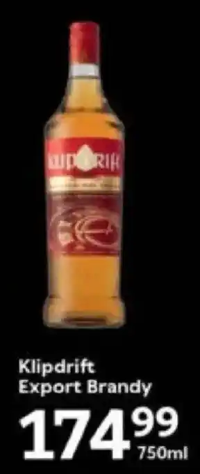 Oxford Freshmarket Klipdrift Export Brandy offer