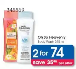 Clicks Oh So Heavenly Body Wash offer