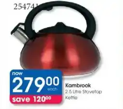 Clicks Kambrook Stovetop Kettle offer