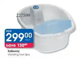 Clicks Safeway Vibrating Foot Spa offer