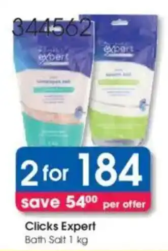 Clicks Clicks Expert Bath Salt offer