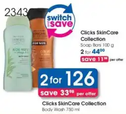 Clicks Clicks SkinCare Collection Body Wash offer