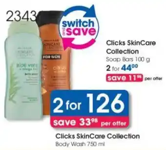 Clicks Clicks SkinCare Collection Body Wash offer